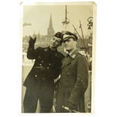 Foto van twee broers van Kriegsmarine en Luftwaffe. 1942